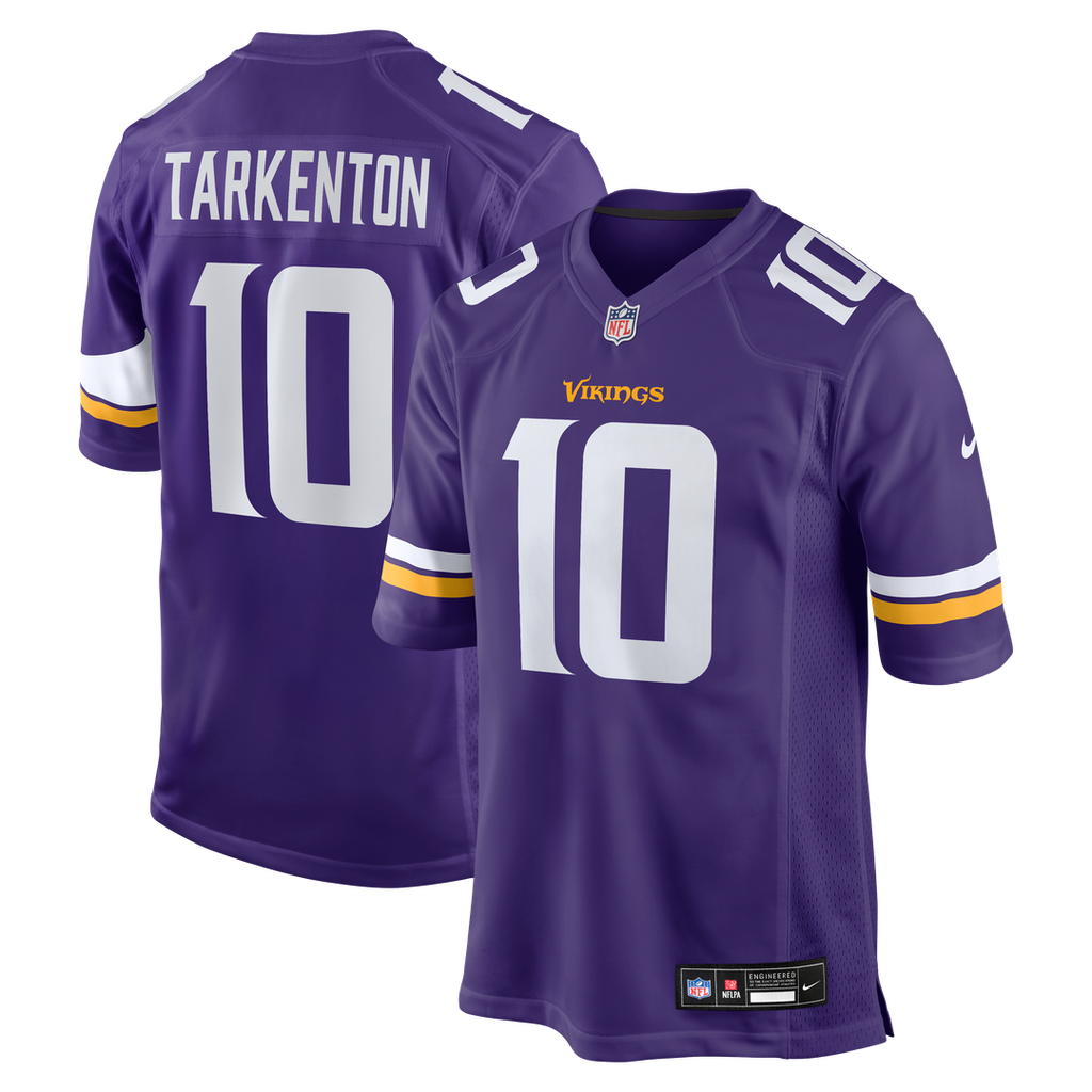 Minnesota Vikings Fran Tarkenton Nike Purple Game Retired Player Jersey