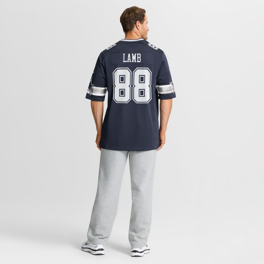 Dallas Cowboys CeeDee Lamb Nike White Game Team Jersey