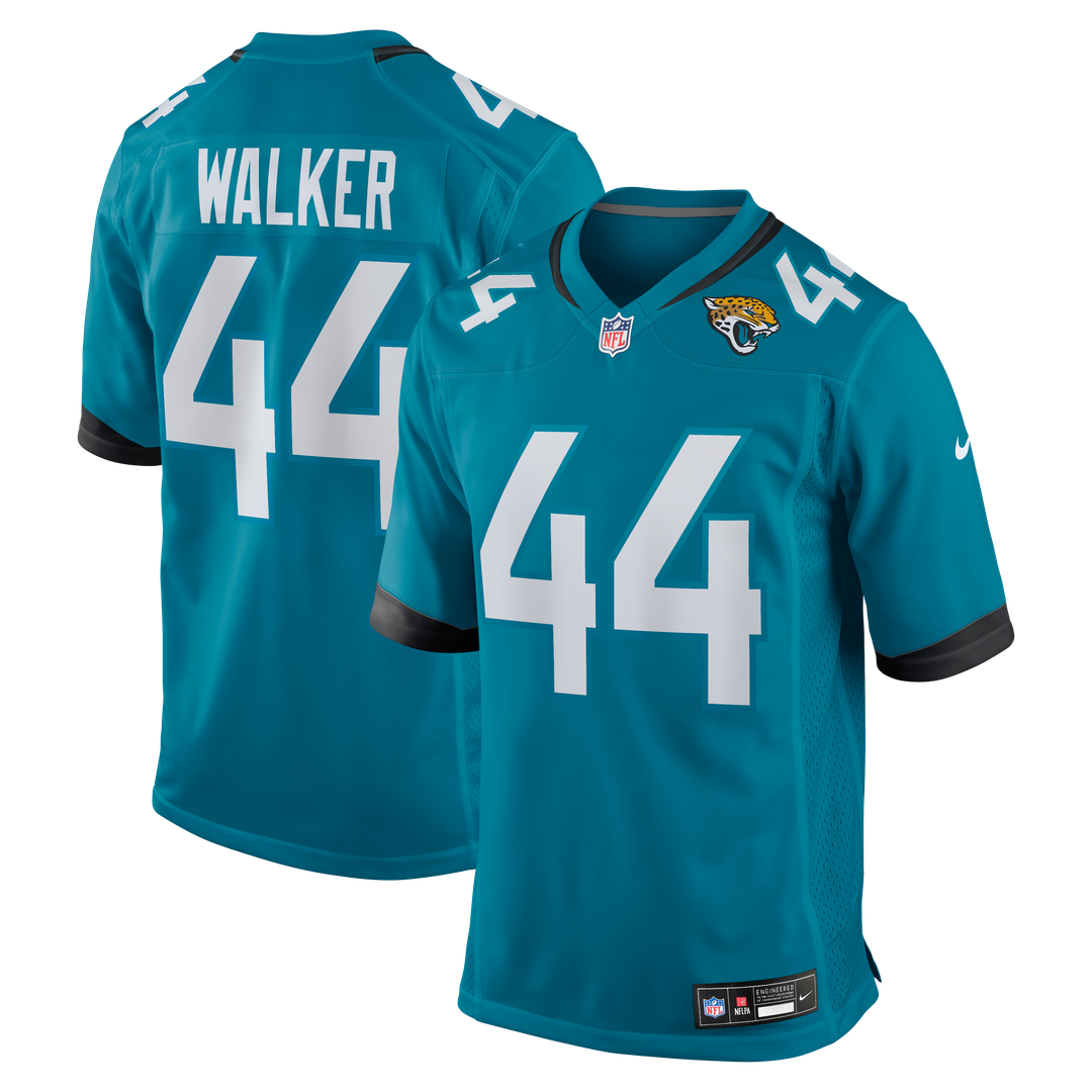 Jacksonville Jaguars Travon Walker Nike Black Player Game Jersey