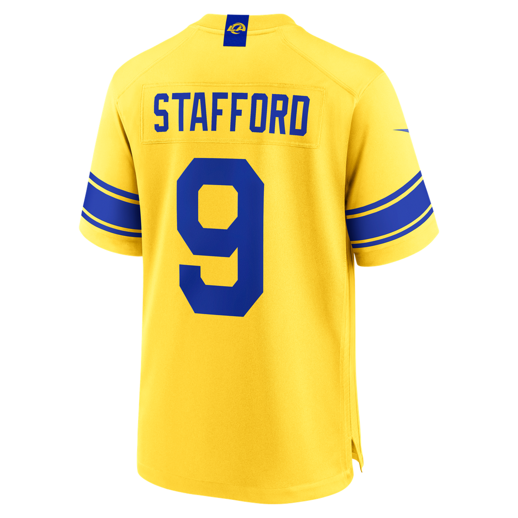 Los Angeles Rams Matthew Stafford Nike Classic Sol Game Jersey