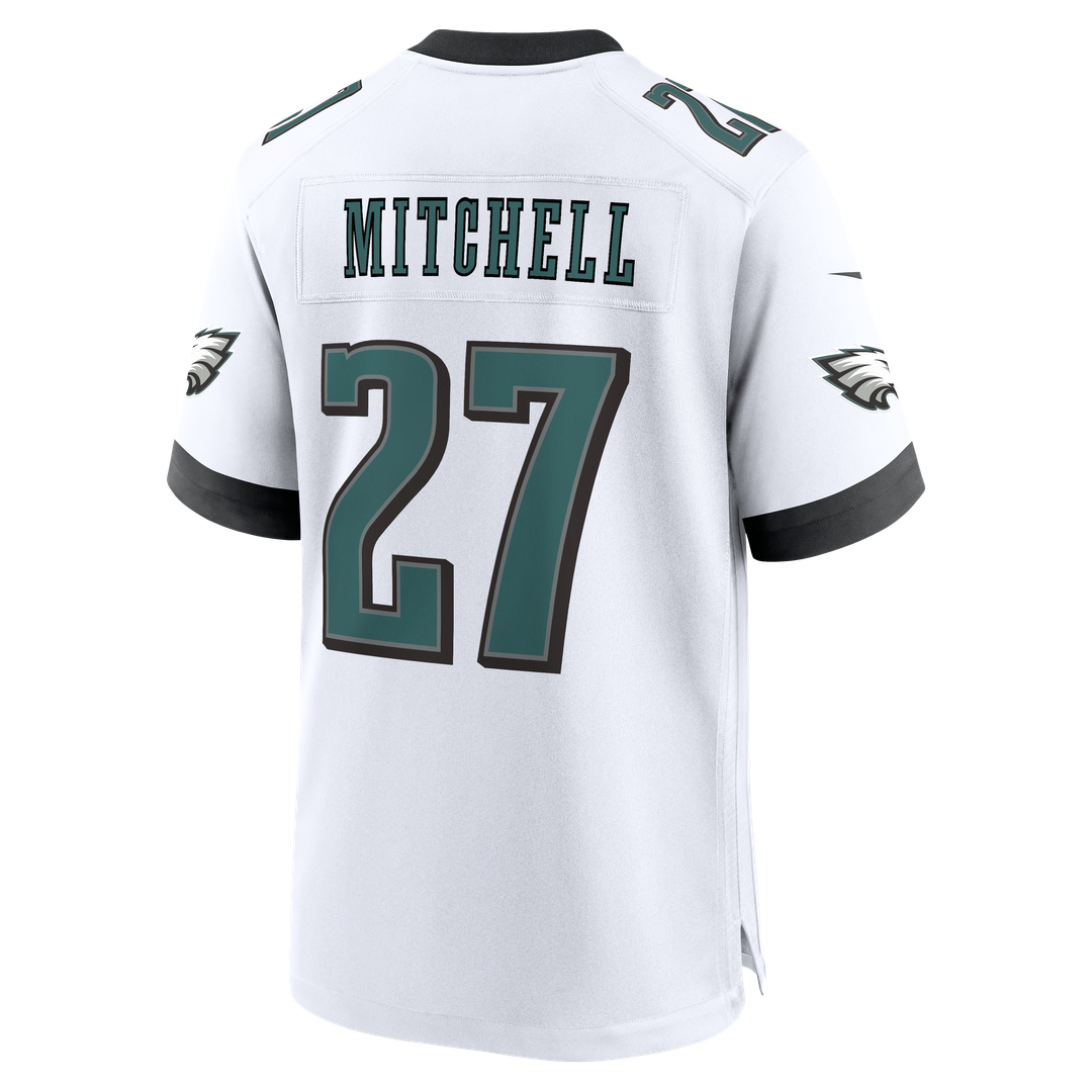Philadelphia Eagles Quinyon Mitchell Nike White Game Jersey