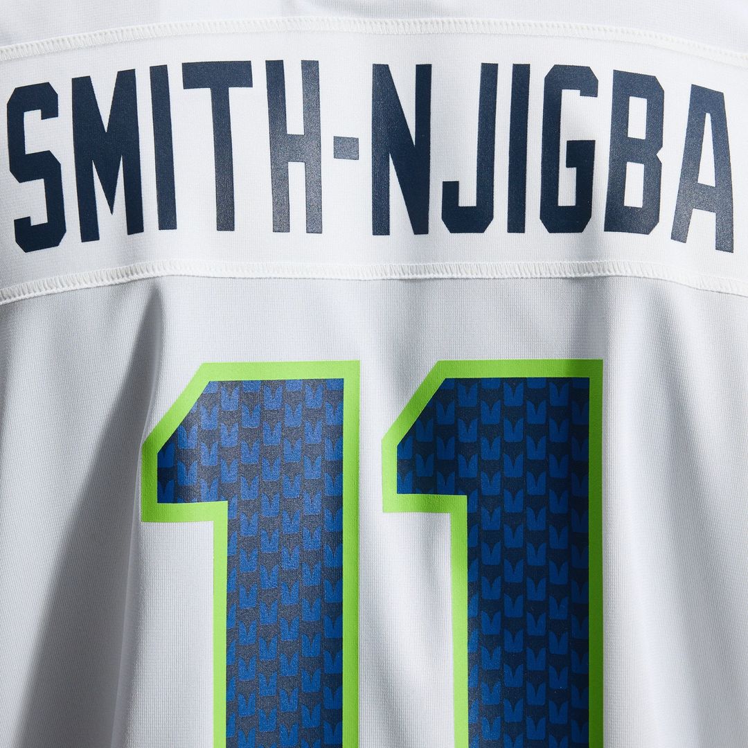 Seattle Seahawks Jaxon Smith-Njigba Nike Royal Throwback Player Game Jersey