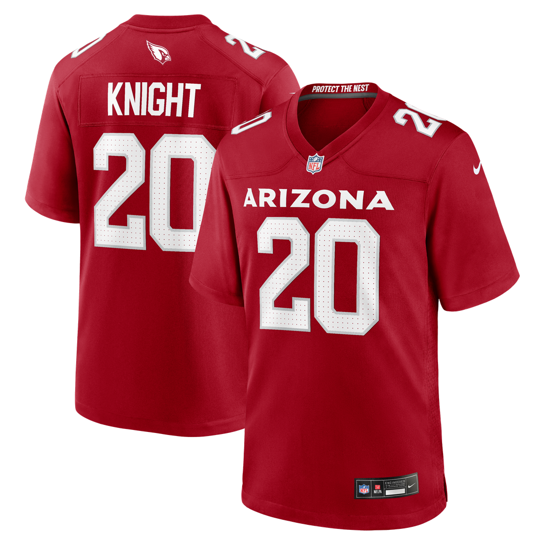 Arizona Cardinals Zonovan Knight Nike Cardinal Team Game Jersey