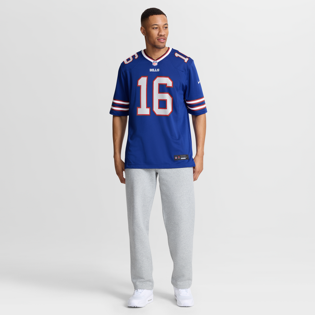 Buffalo Bills Tyler Bass Nike Royal Team Game Jersey