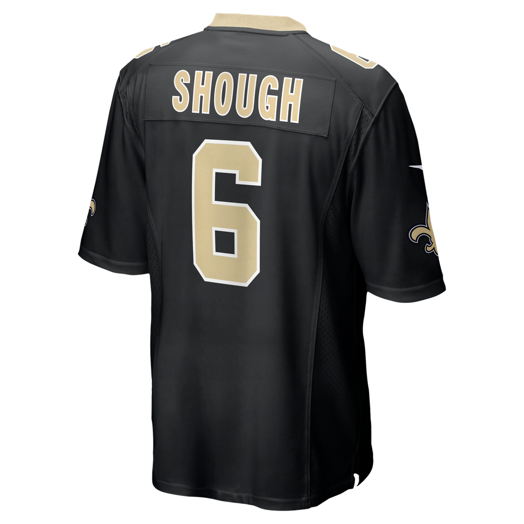 New Orleans Saints Tyler Shough Nike Black Game Jersey