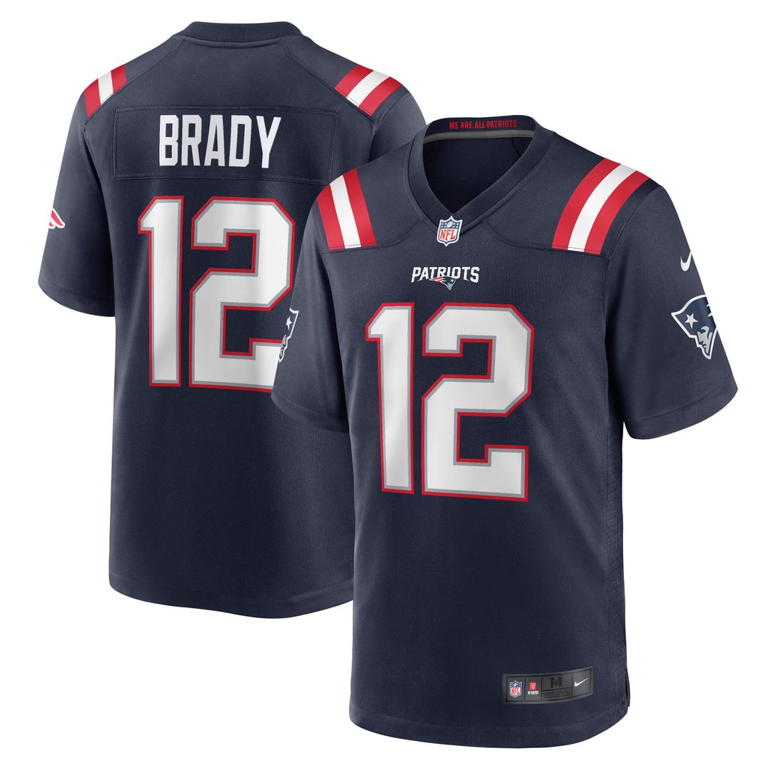 New England Patriots Tom Brady Nike Red Retired Player Alternate Game Jersey