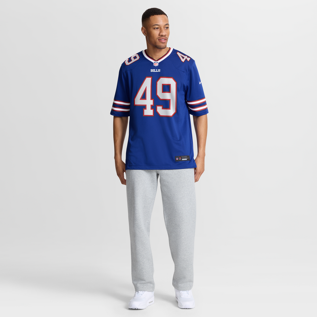 Buffalo Bills DaShaun White Nike Royal Team Game Jersey