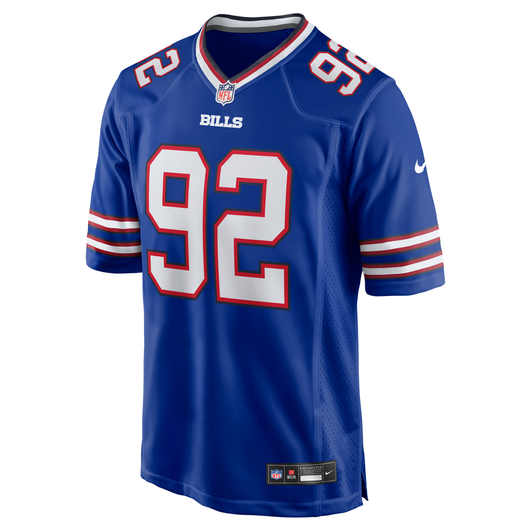 Buffalo Bills Zane Durant Nike Royal Team Game Jersey
