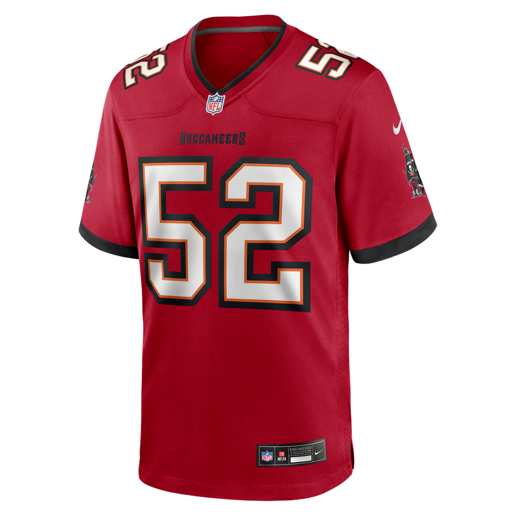 Tampa Bay Buccaneers Christian Rozeboom Nike Red Team Game Jersey