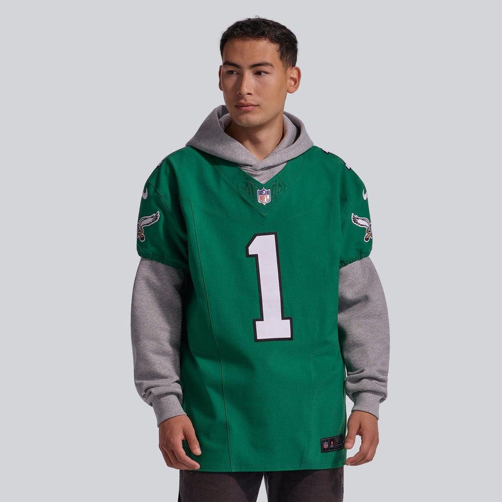 Philadelphia Eagles Jalen Hurts Nike Midnight Green Team Vapor F.U.S.E. Elite Jersey