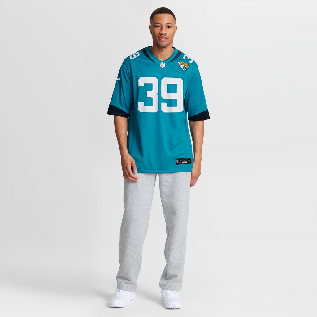 Jacksonville Jaguars Cam Little Nike Teal Team Game Jersey
