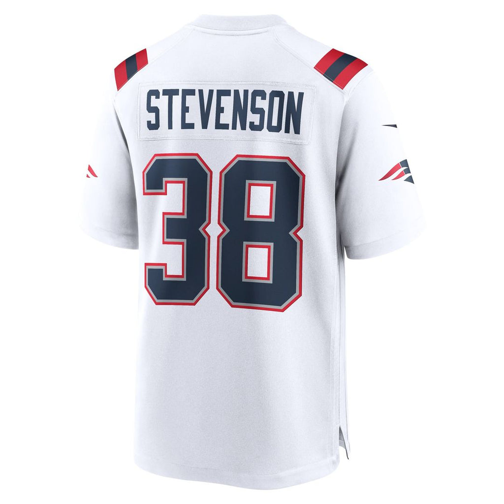 New England Patriots Rhamondre Stevenson Nike White Game Player Jersey