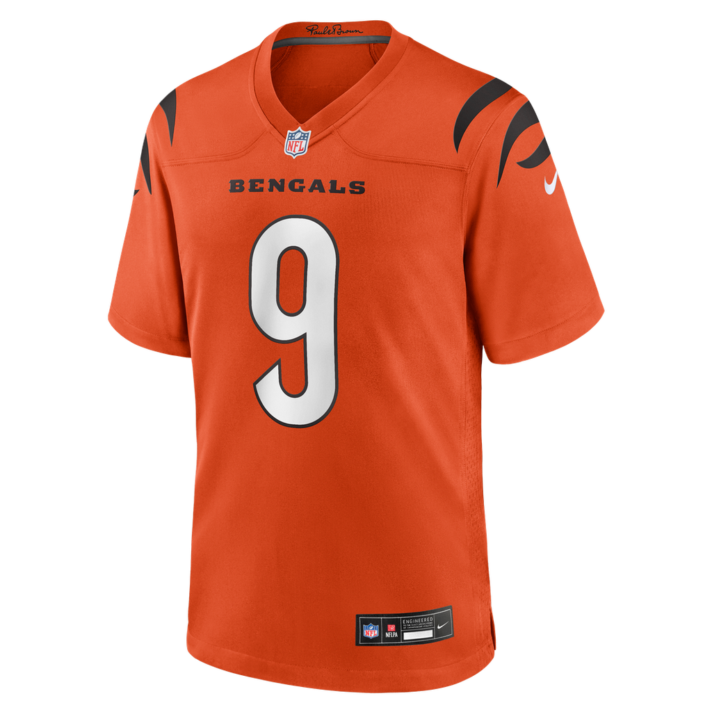 Cincinnati Bengals Joe Burrow Nike Black Player Game Jersey
