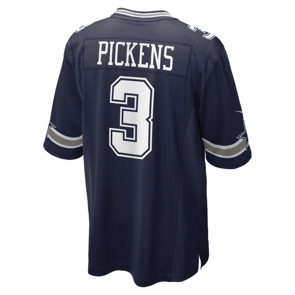 Dallas Cowboys George Pickens Nike Navy Game Jersey