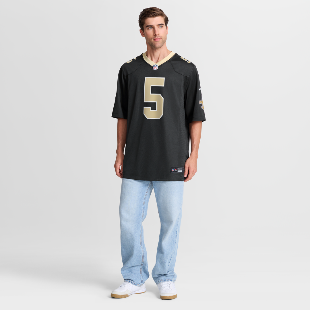 New Orleans Saints Kendre Miller Nike Black Team Game Jersey