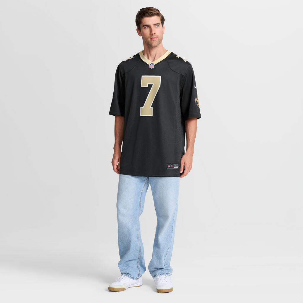 New Orleans Saints Morten Andersen Nike Black Game Retired Player Jersey