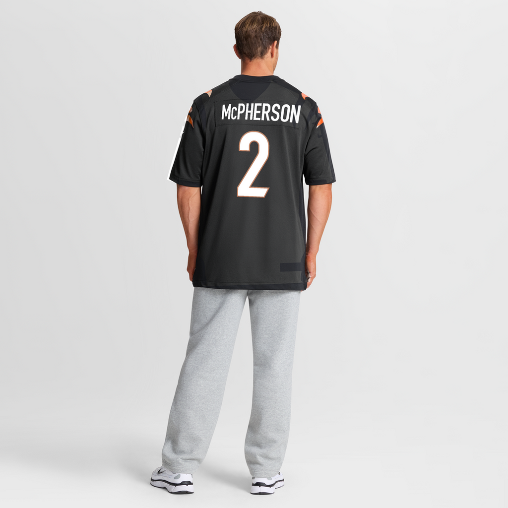 Cincinnati Bengals Evan McPherson Nike Black Game Jersey