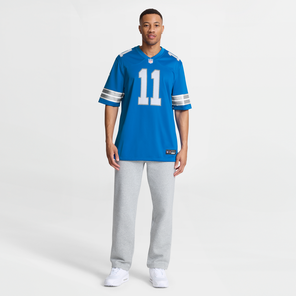Detroit Lions Damone Clark Nike Blue Team Game Jersey