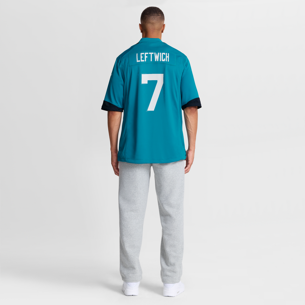 Jacksonville Jaguars Byron Leftwich Nike Teal Retired Player Game Jersey
