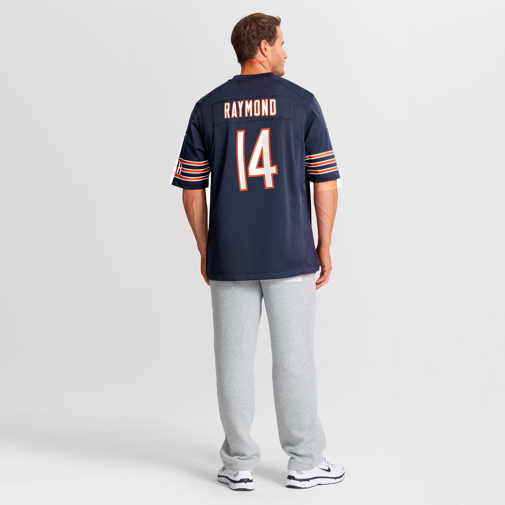 Chicago Bears Kalif Raymond Nike Navy Team Game Jersey