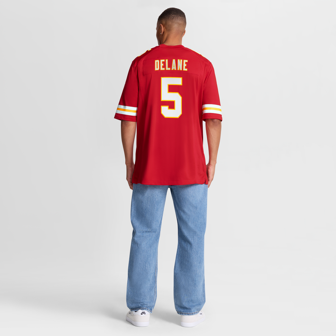 Kansas City Chiefs Mansoor Delane Nike White Game Jersey