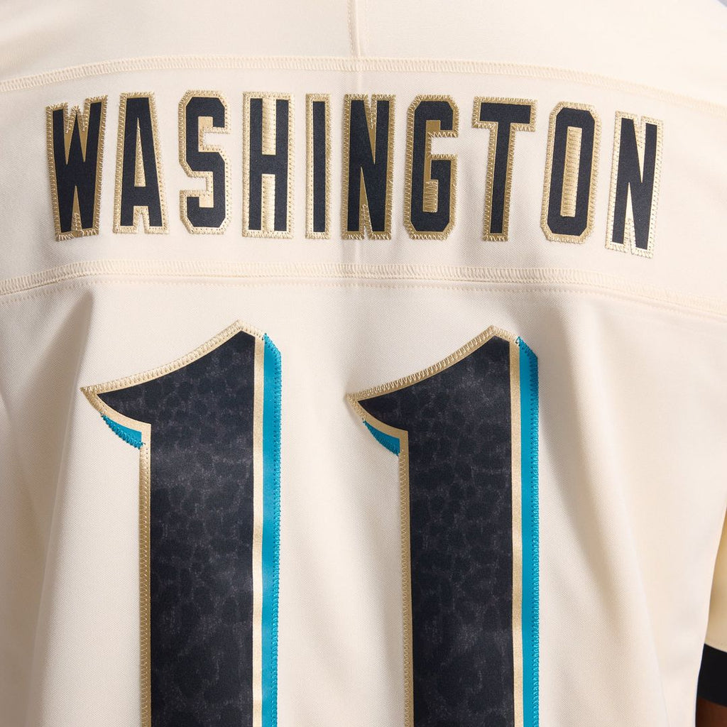 Jacksonville Jaguars Parker Washington Nike Natural 2026 Rivalries Collection Stitched Limited Jersey