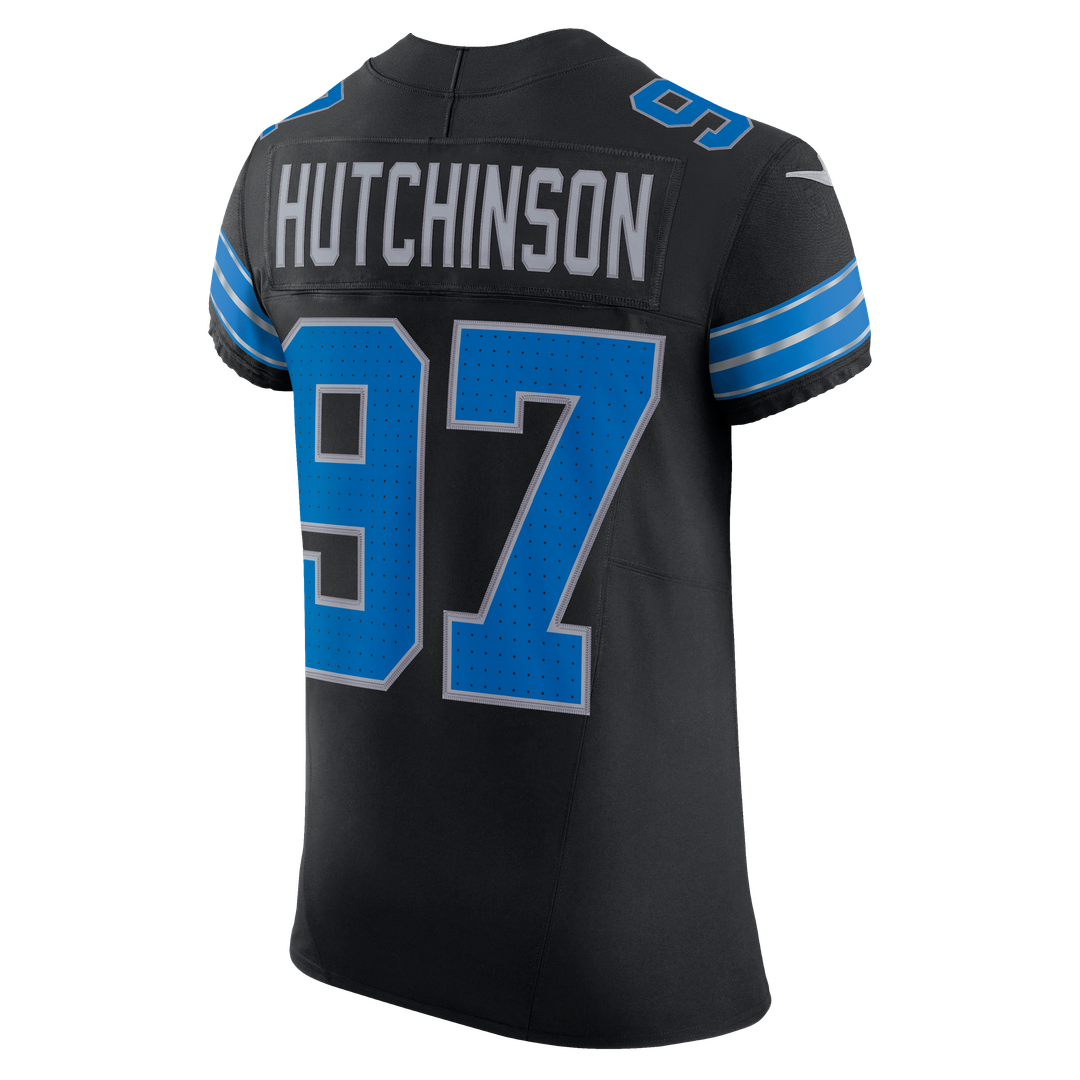Detroit Lions Aidan Hutchinson Nike Black Alternate Vapor F.U.S.E. Elite Jersey