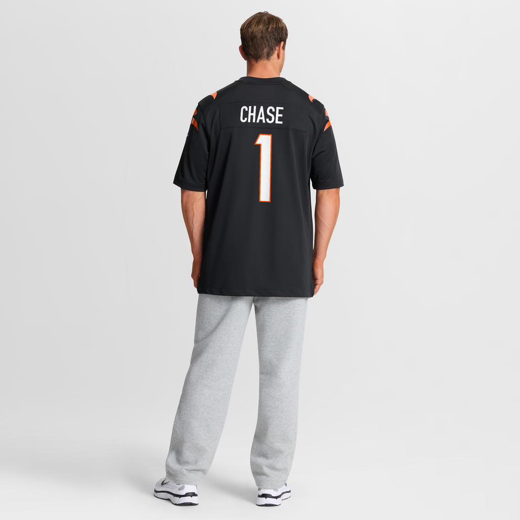 Cincinnati Bengals Ja'Marr Chase Nike Black Game Jersey