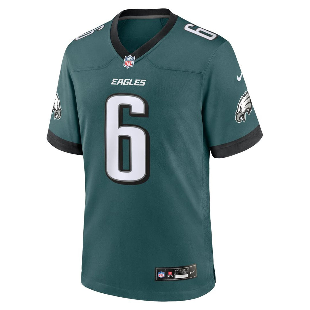 Philadelphia Eagles DeVonta Smith Nike Midnight Green Player Game Jersey