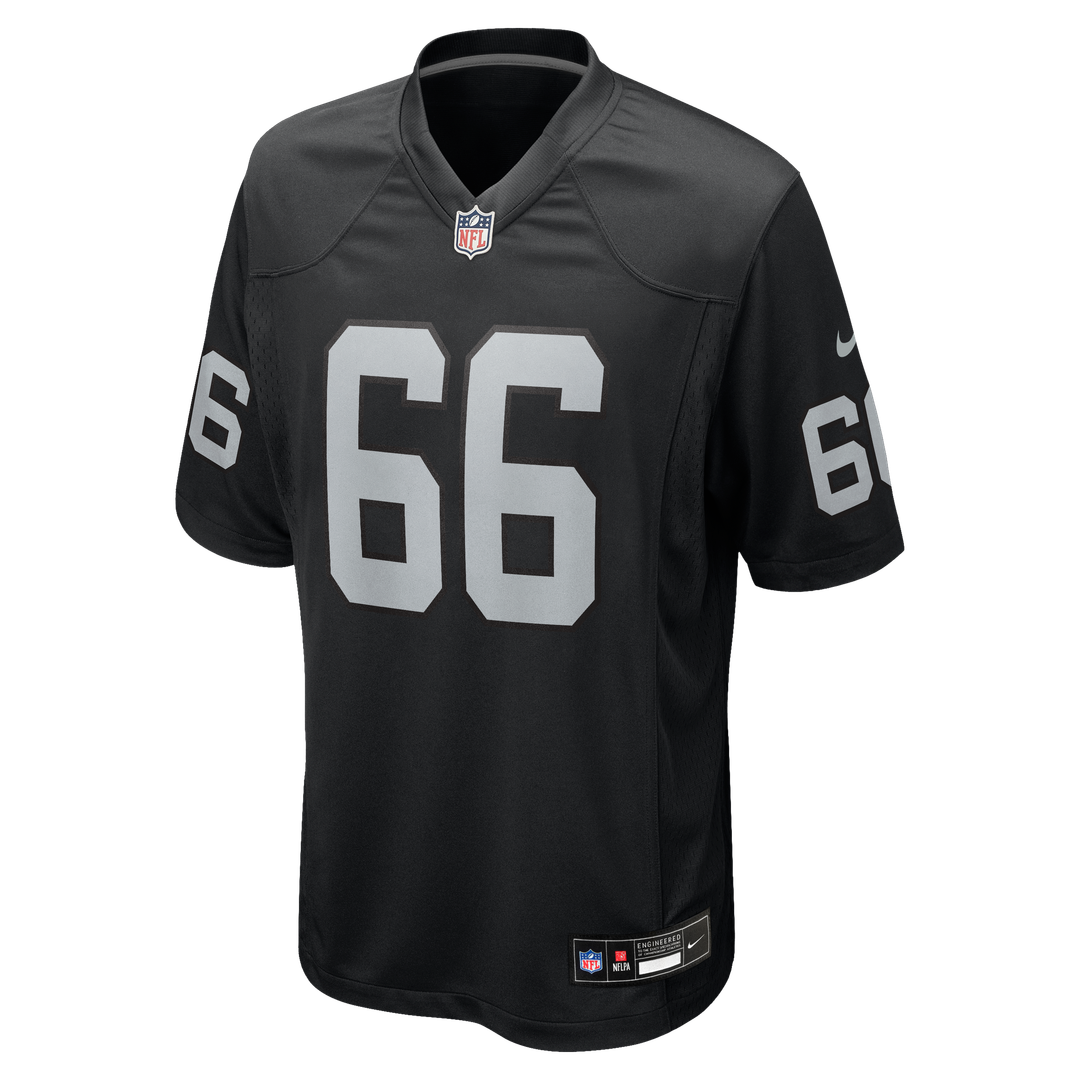 Las Vegas Raiders Dylan Parham Nike Black Game Player Jersey