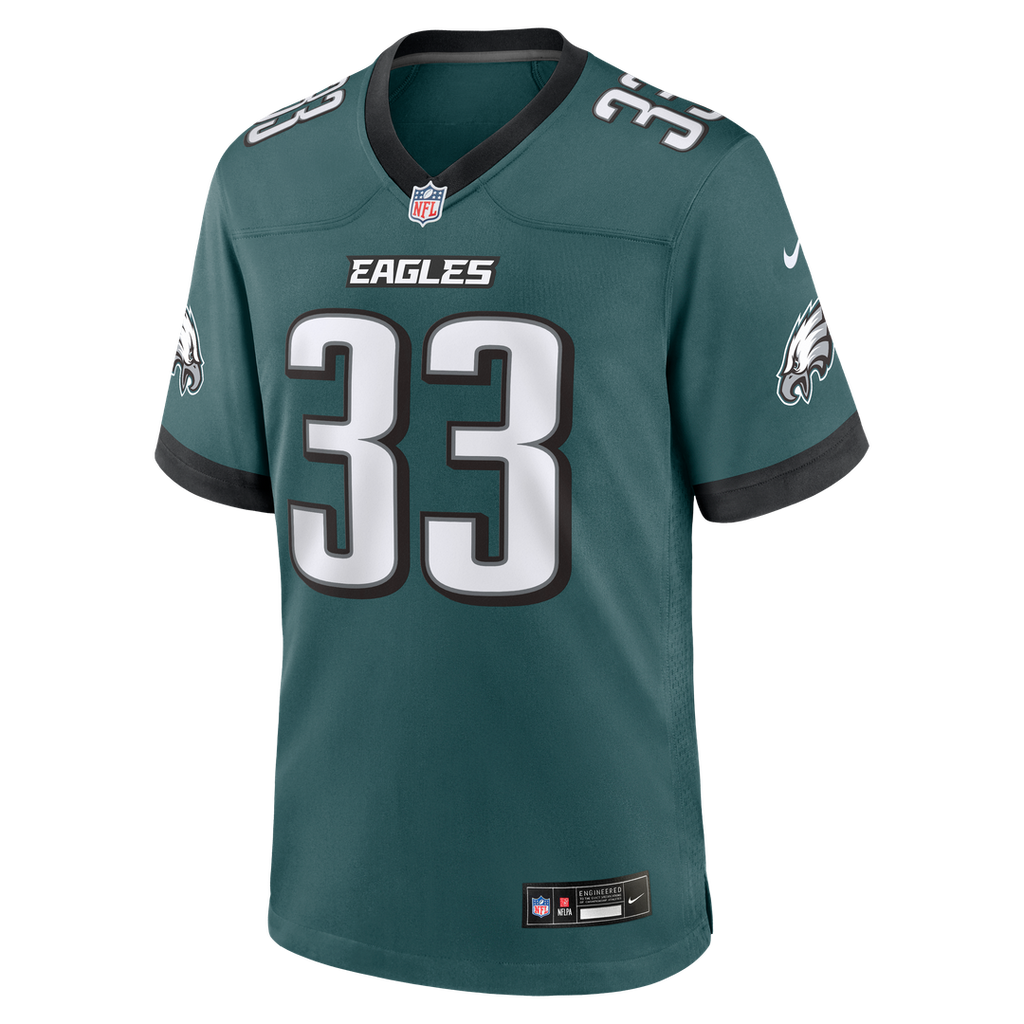Philadelphia Eagles Cooper DeJean Nike Black Alternate Game Jersey