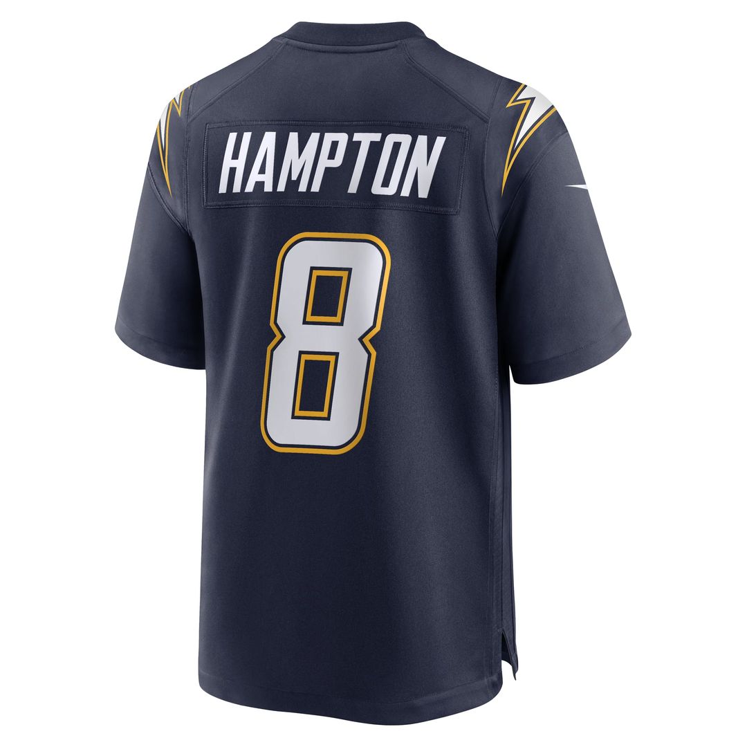 Los Angeles Chargers Omarion Hampton Nike Gold Alternate Charger Power Game Player Jersey