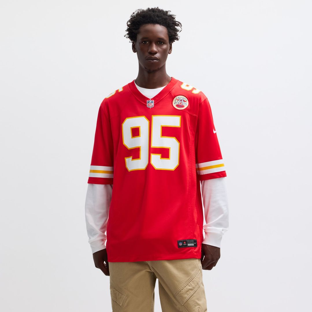 Kansas City Chiefs Chris Jones Nike Red Game Jersey