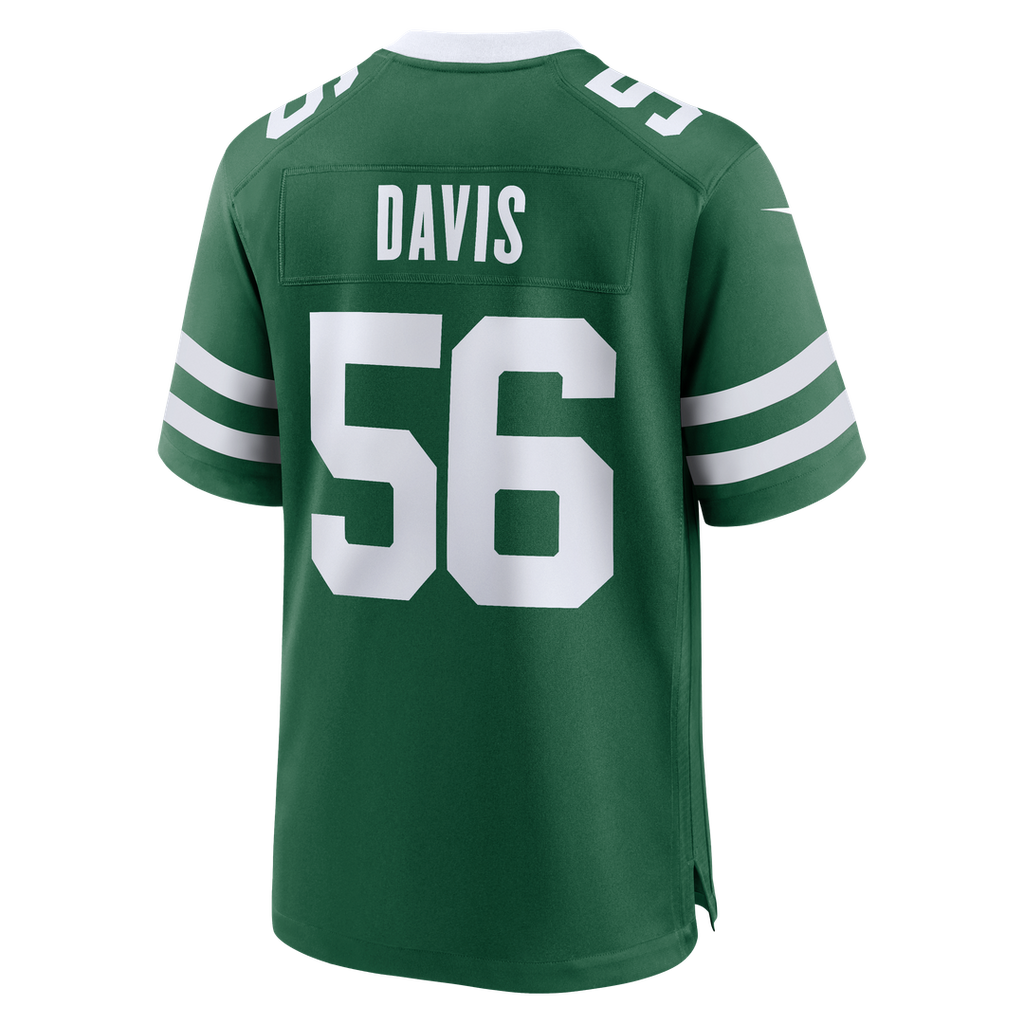 New York Jets Demario Davis Nike Legacy Green Team Game Jersey