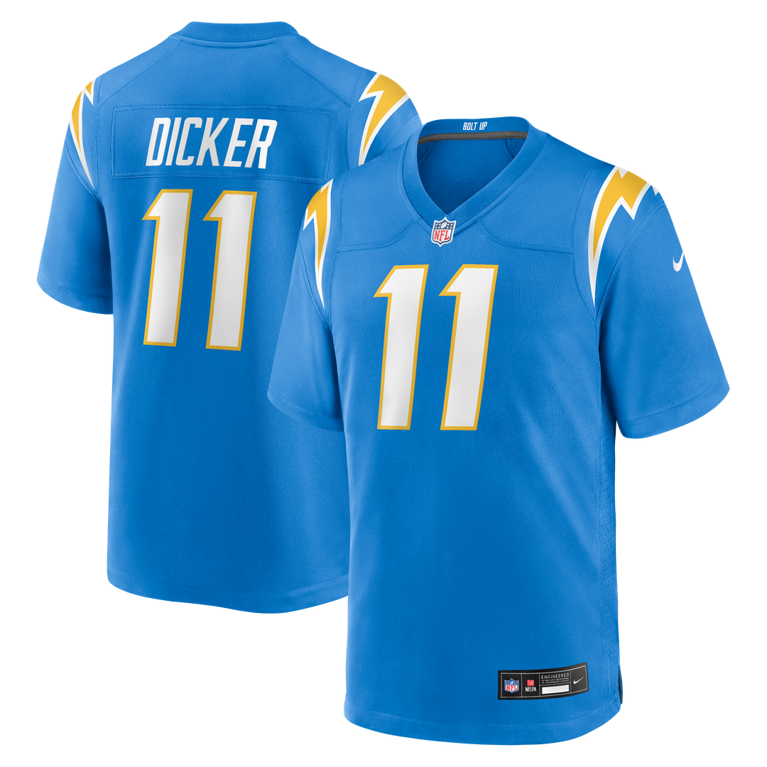 Los Angeles Chargers Cameron Dicker Nike Gold Alternate Game Jersey