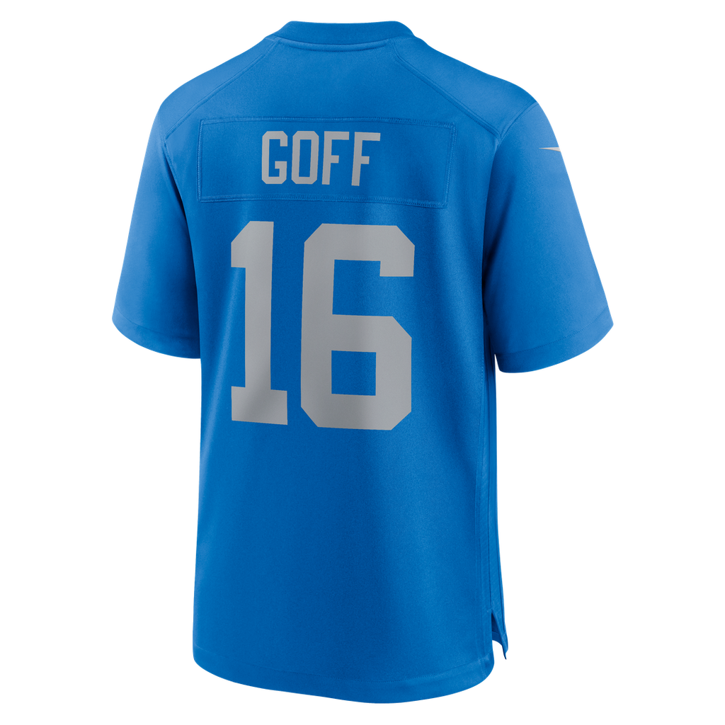Detroit Lions Jared Goff Nike Blue Alternate Game Jersey