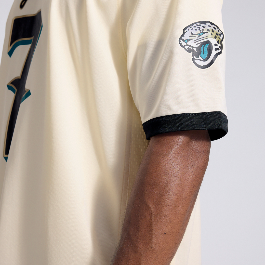 Jacksonville Jaguars Brian Thomas Jr. Nike Natural 2026 Rivalries Collection Game Jersey