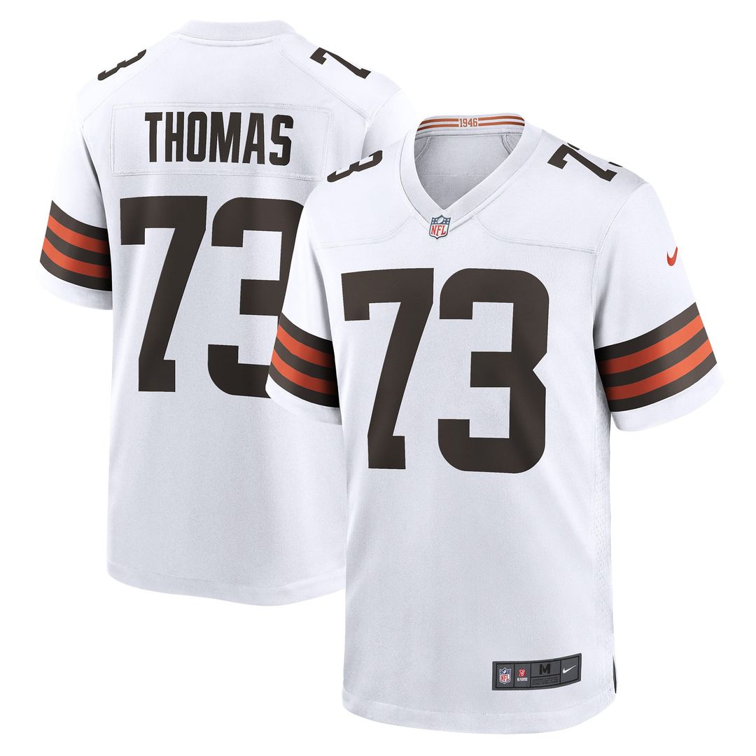 Cleveland Browns Joe Thomas Nike Brown Retired Game Player Jersey