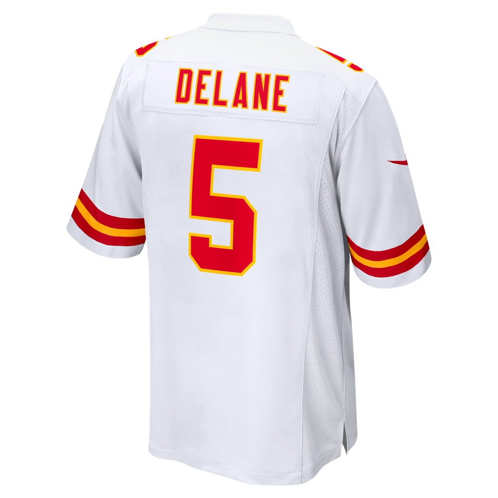 Kansas City Chiefs Mansoor Delane Nike White Game Jersey