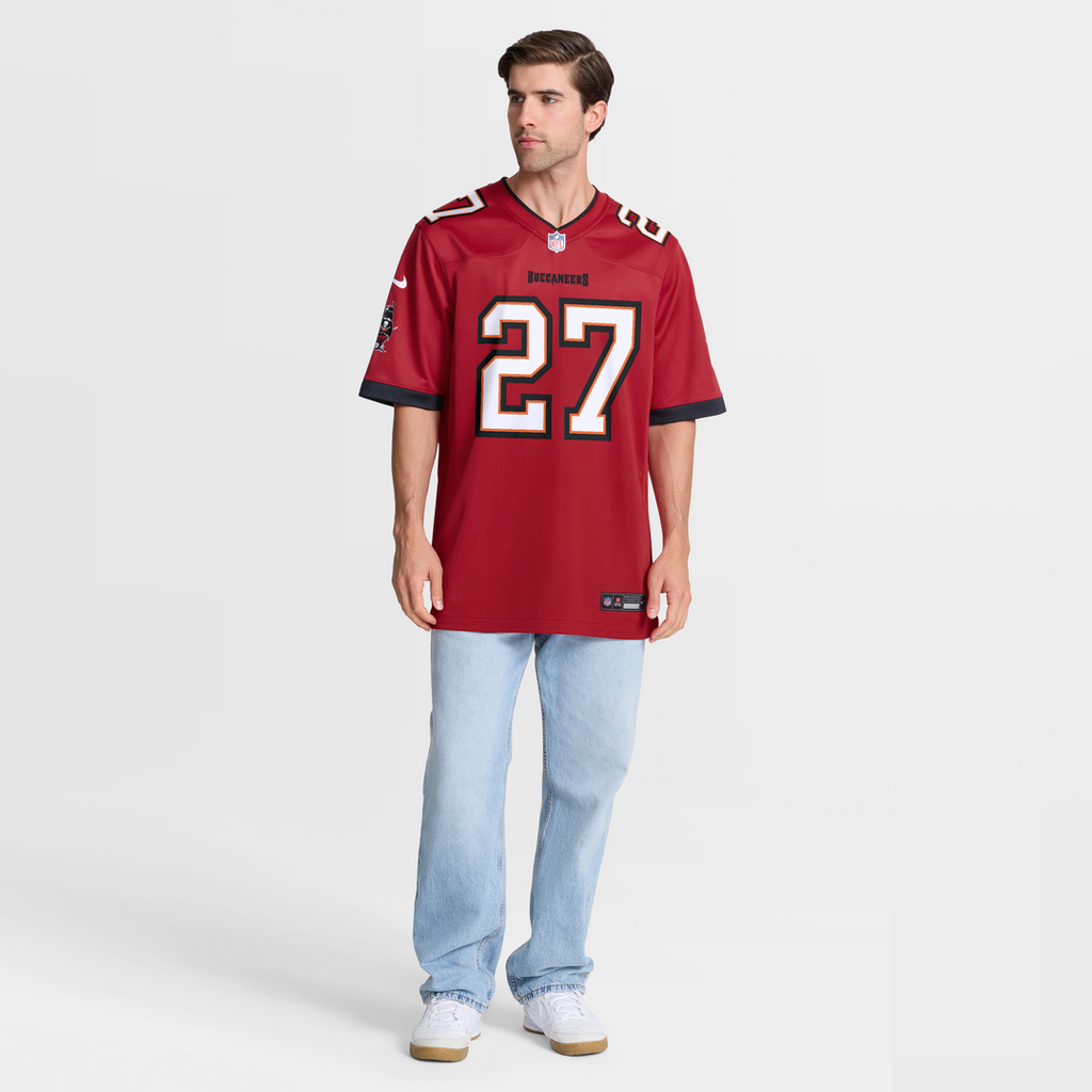 Tampa Bay Buccaneers Zyon McCollum Nike Red Game Player Jersey