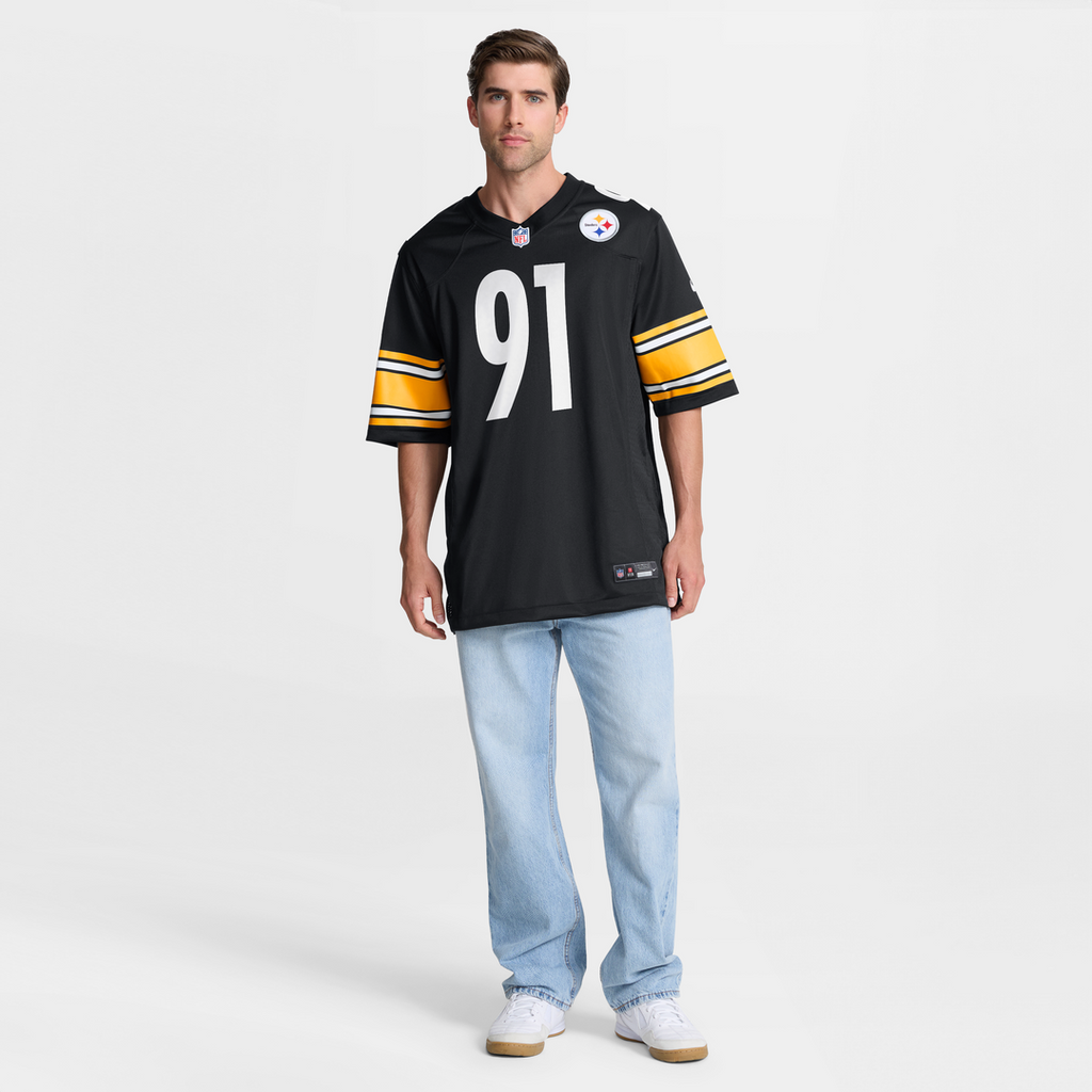 Pittsburgh Steelers Logan Lee Nike Black Game Jersey