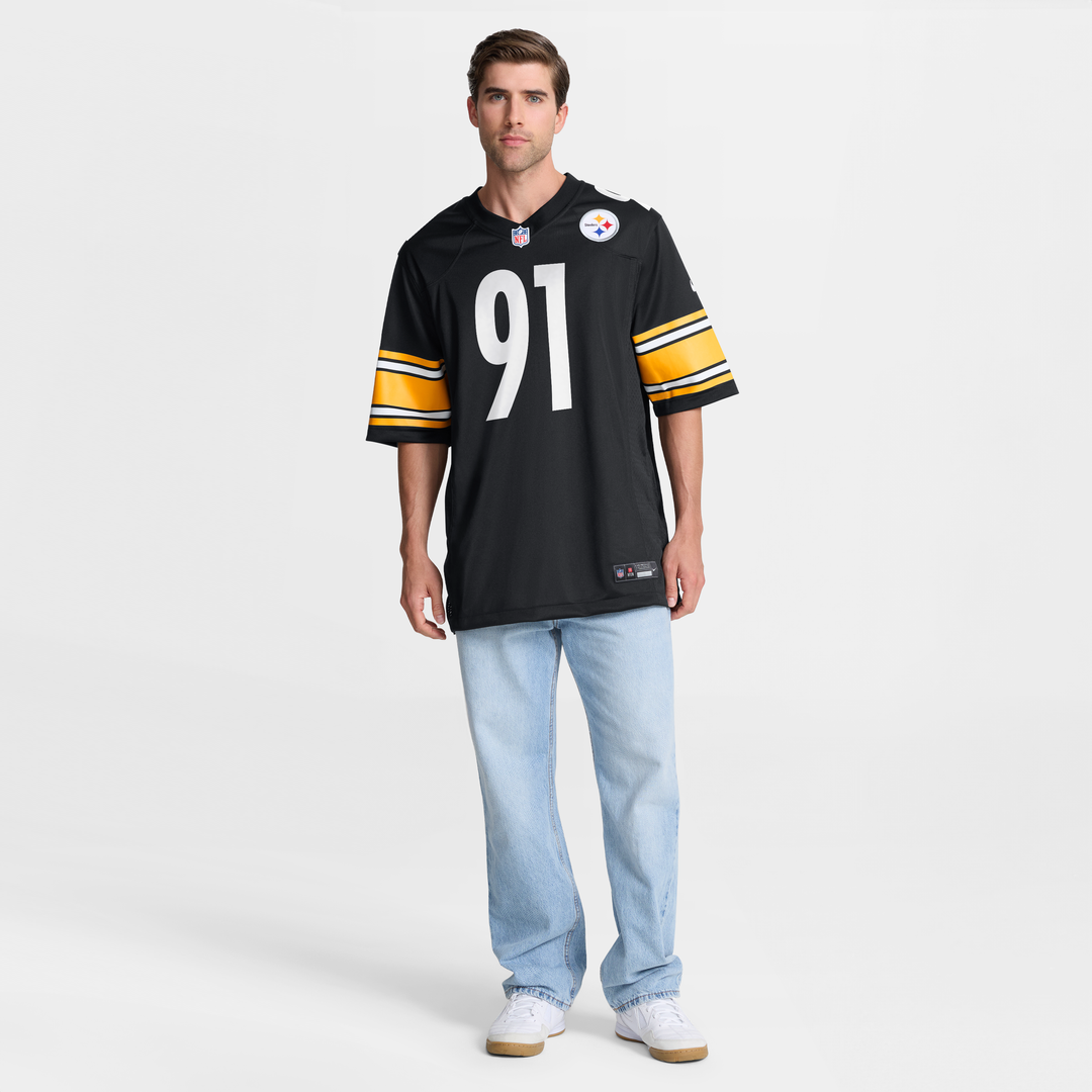Pittsburgh Steelers Logan Lee Nike Black Game Jersey