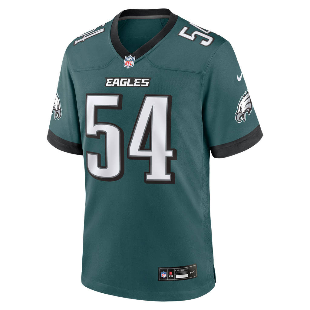 Philadelphia Eagles Jeremiah Trotter Jr. Nike Midnight Green Team Game Jersey