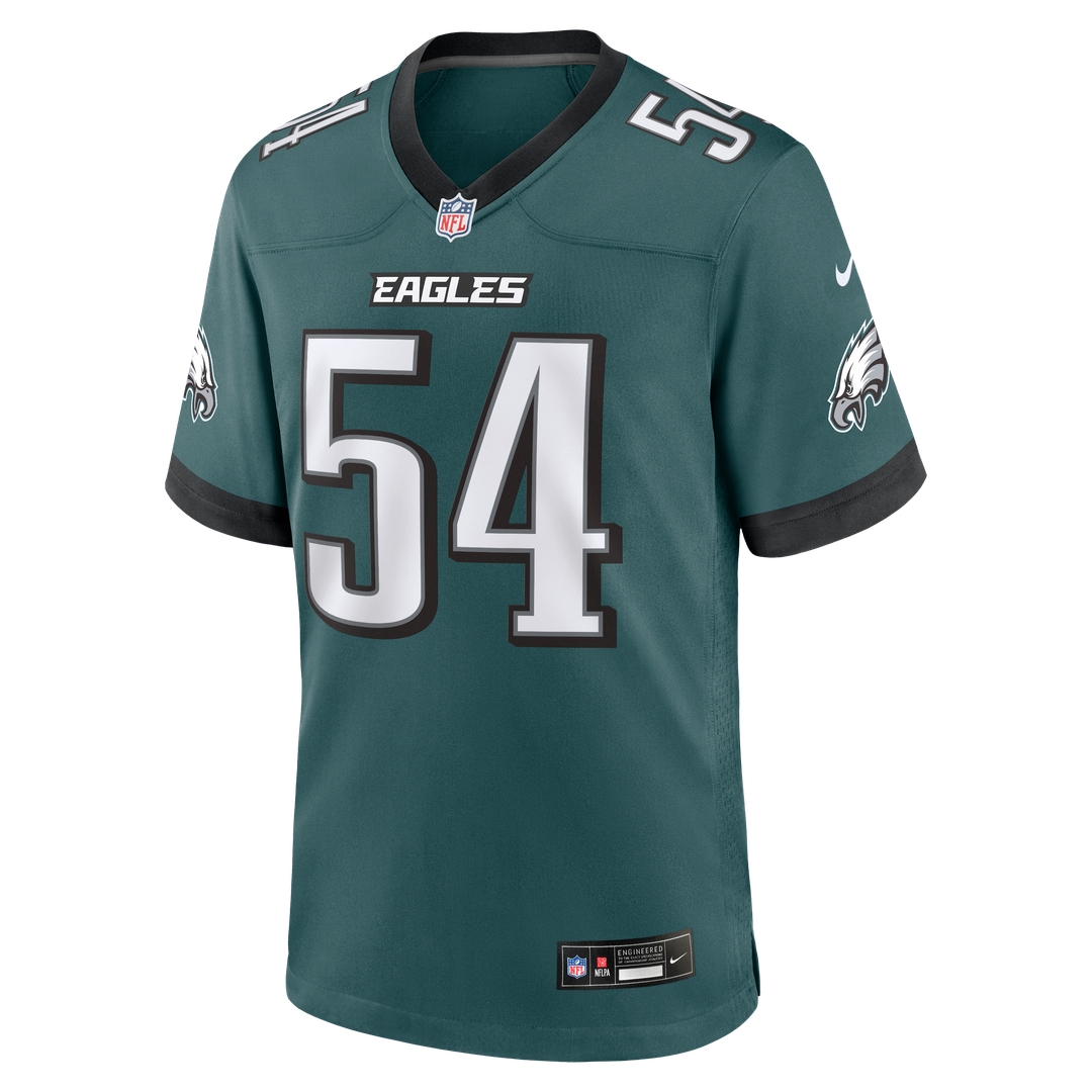 Philadelphia Eagles Jeremiah Trotter Jr. Nike Midnight Green Team Game Jersey