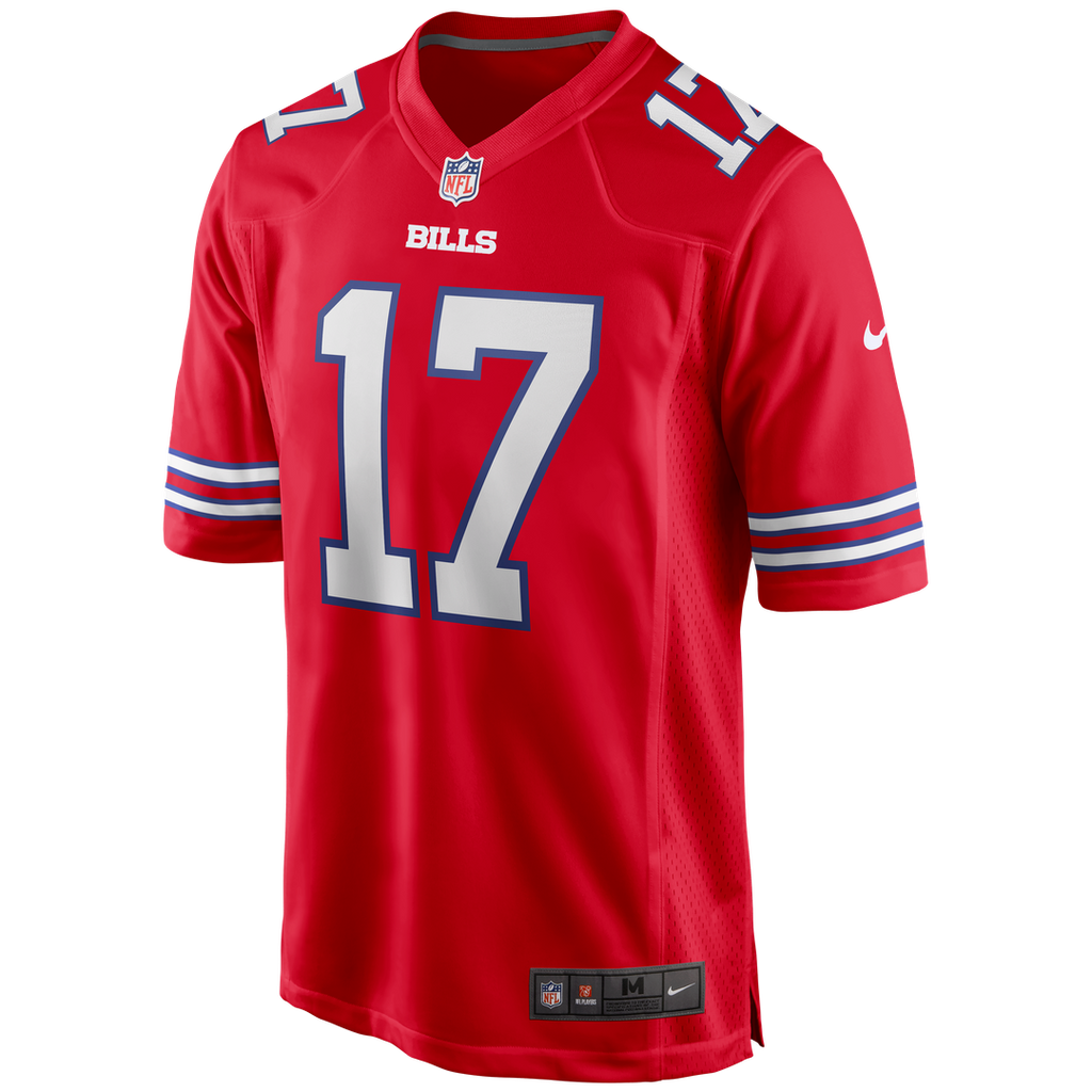 Buffalo Bills Josh Allen Nike Gray Nickel City Game Jersey