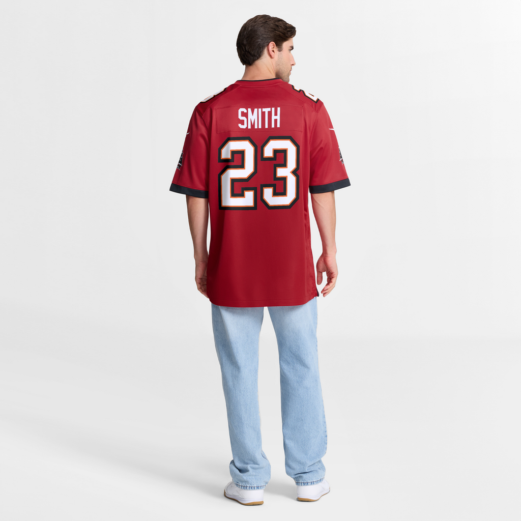 Tampa Bay Buccaneers Tykee Smith Nike Red Game Jersey