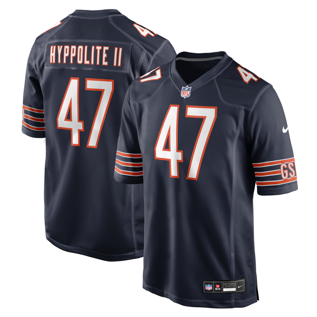 Chicago Bears Ruben Hyppolite II Nike Navy Team Game Jersey