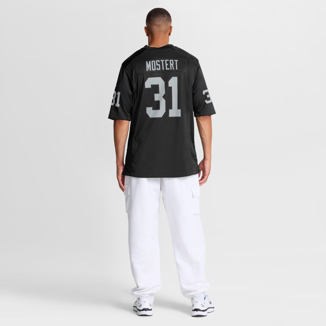 Las Vegas Raiders Raheem Mostert Nike Black Team Game Jersey