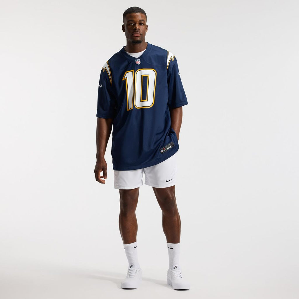 Los Angeles Chargers Justin Herbert Nike Gold Alternate Charger Power Game Player Jersey