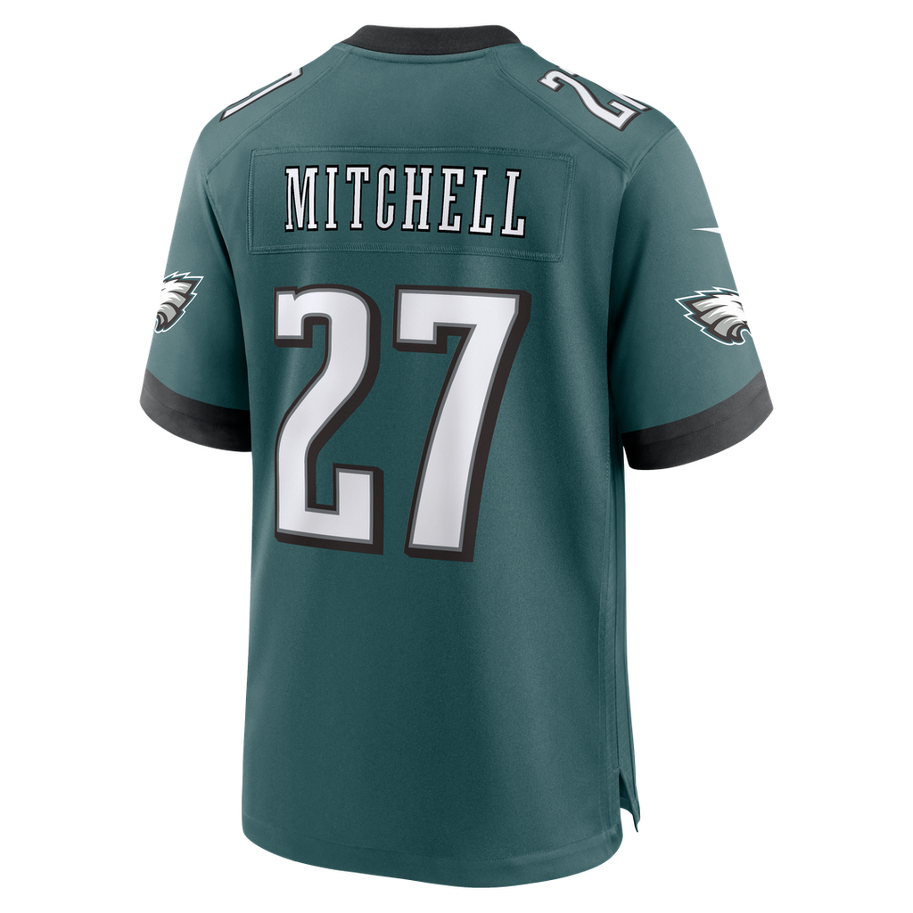 Philadelphia Eagles Quinyon Mitchell Nike Black Alternate Game Jersey